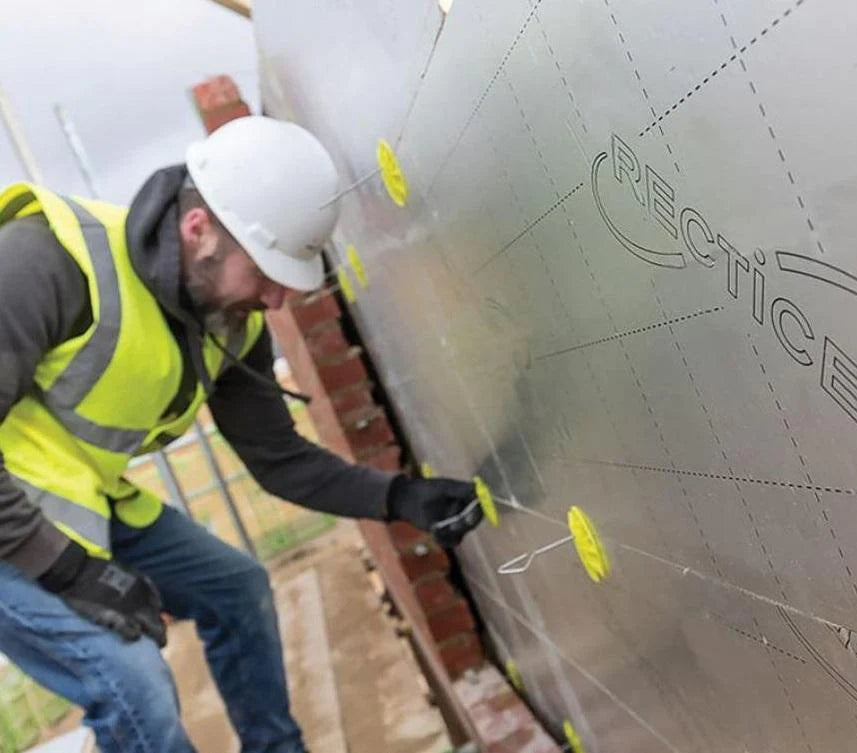 90mm Recticel Eurowall Plus Full Fill Cavity Insulation Board - 10 Boards