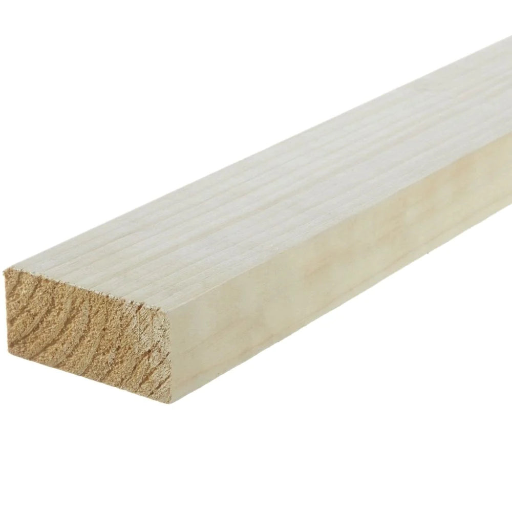 3x2 Treated Timber C16 Kiln Dried Regularised Joist 47x75mm