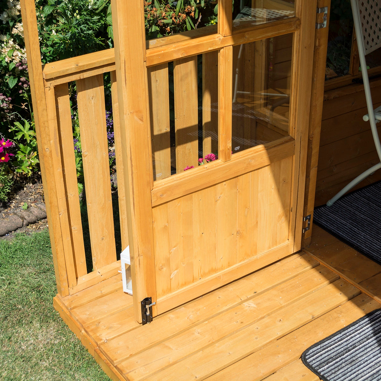 7x7 Wooden Summerhouse Garden Building -  Arley (2220mm x 2130mm x 3050mm)