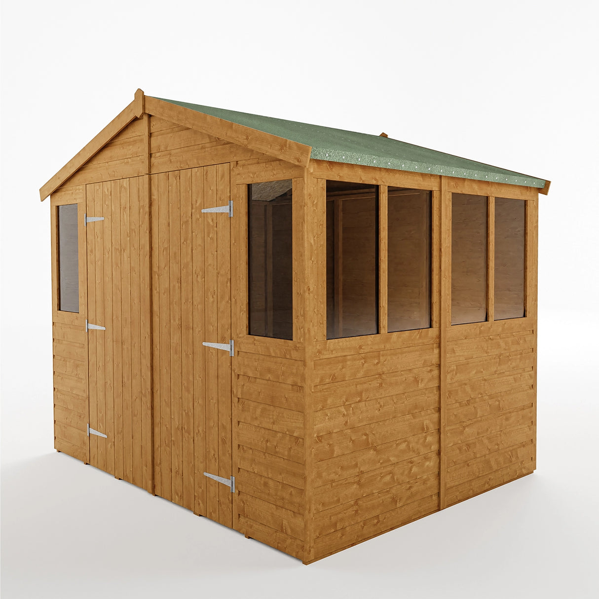 9x6 Large Wooden Garden Workshop - (2350mm x 2880mm x 1980mm)