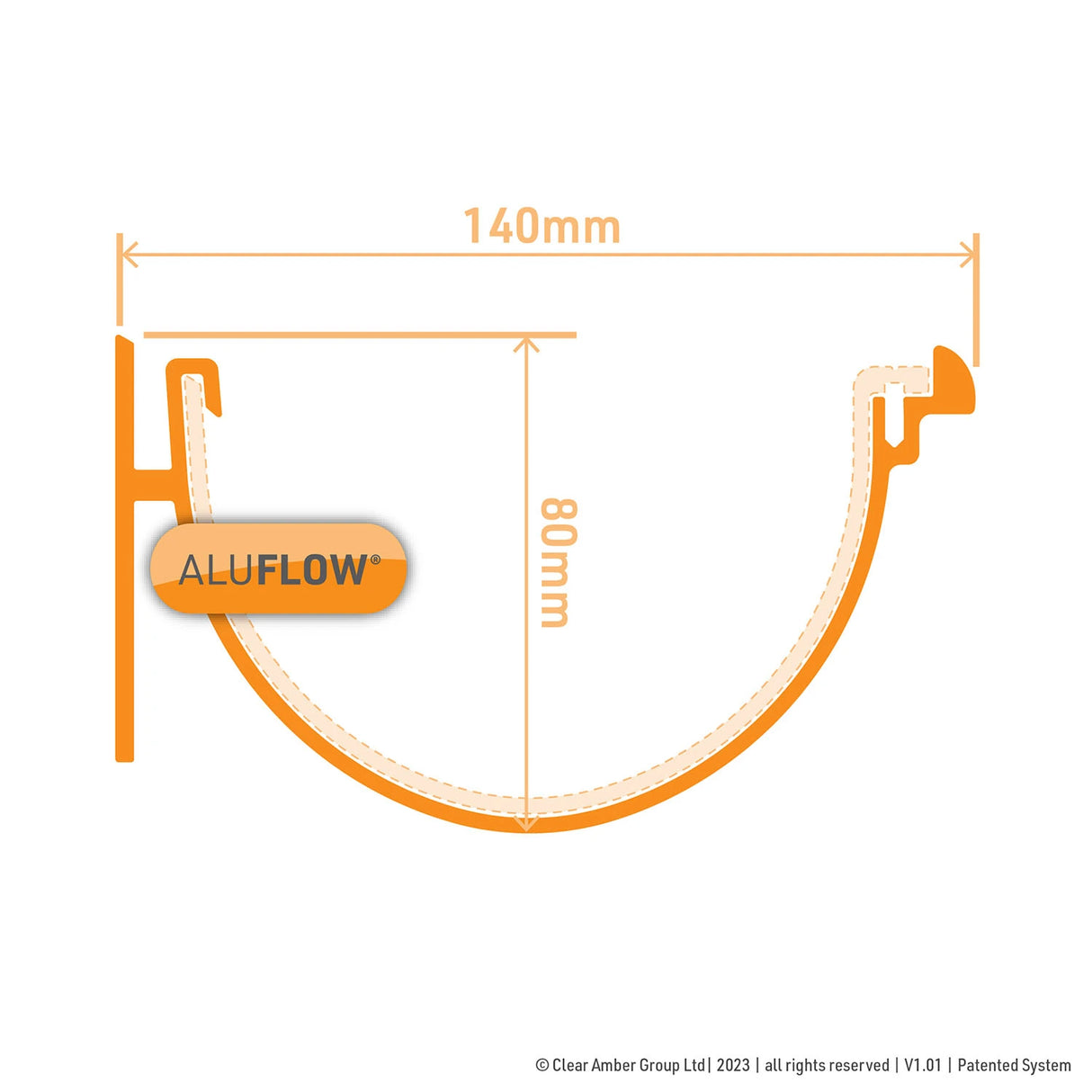 aluflow-gutter-measurements-140mm-80mm