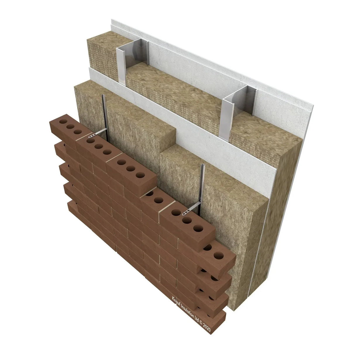 50mm Knauf RS45 Rocksilk Earthwool Insulation - 12 packs - 86.4m² (10 Slabs/Pack)