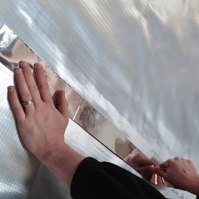 Novia Metalised BOPP Cold Weather Tape 60mm x 50m