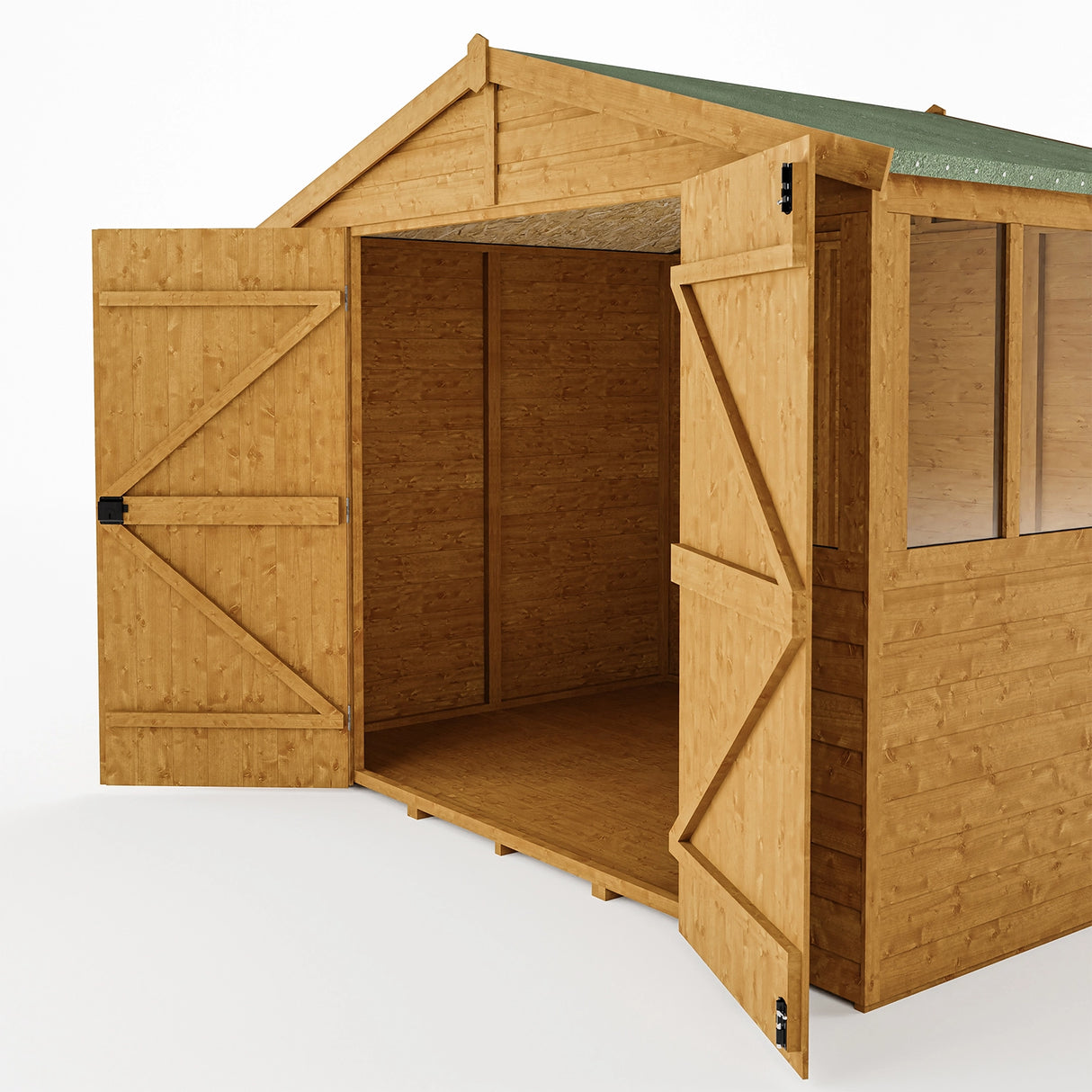 9x6 Large Wooden Garden Workshop - (2350mm x 2880mm x 1980mm)