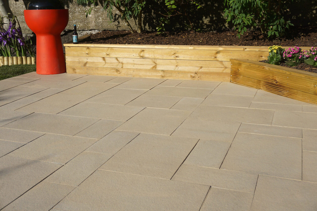 Prestbury Stone Patio Paving Kit 5.76m2 Portland Grey