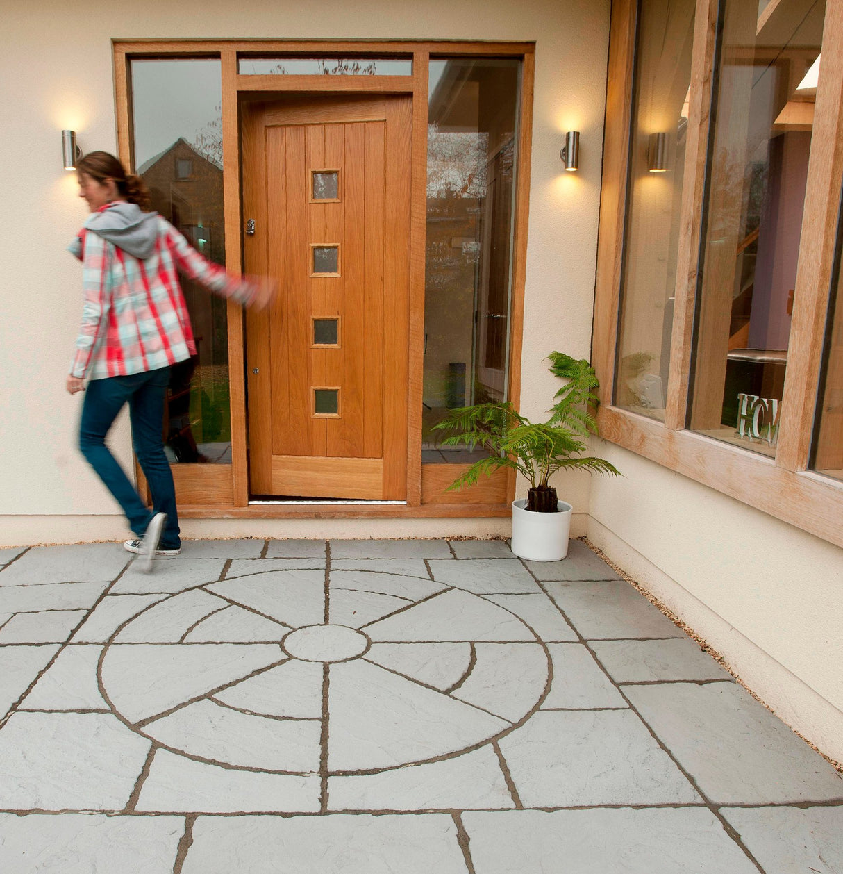 Rectory Patio Paving Circle Kit 1.8m