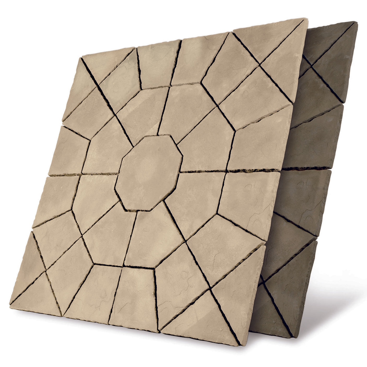 Bowland Stone Stratford Octagon Patio Paving Kit - Antique Grey - 5.06m²