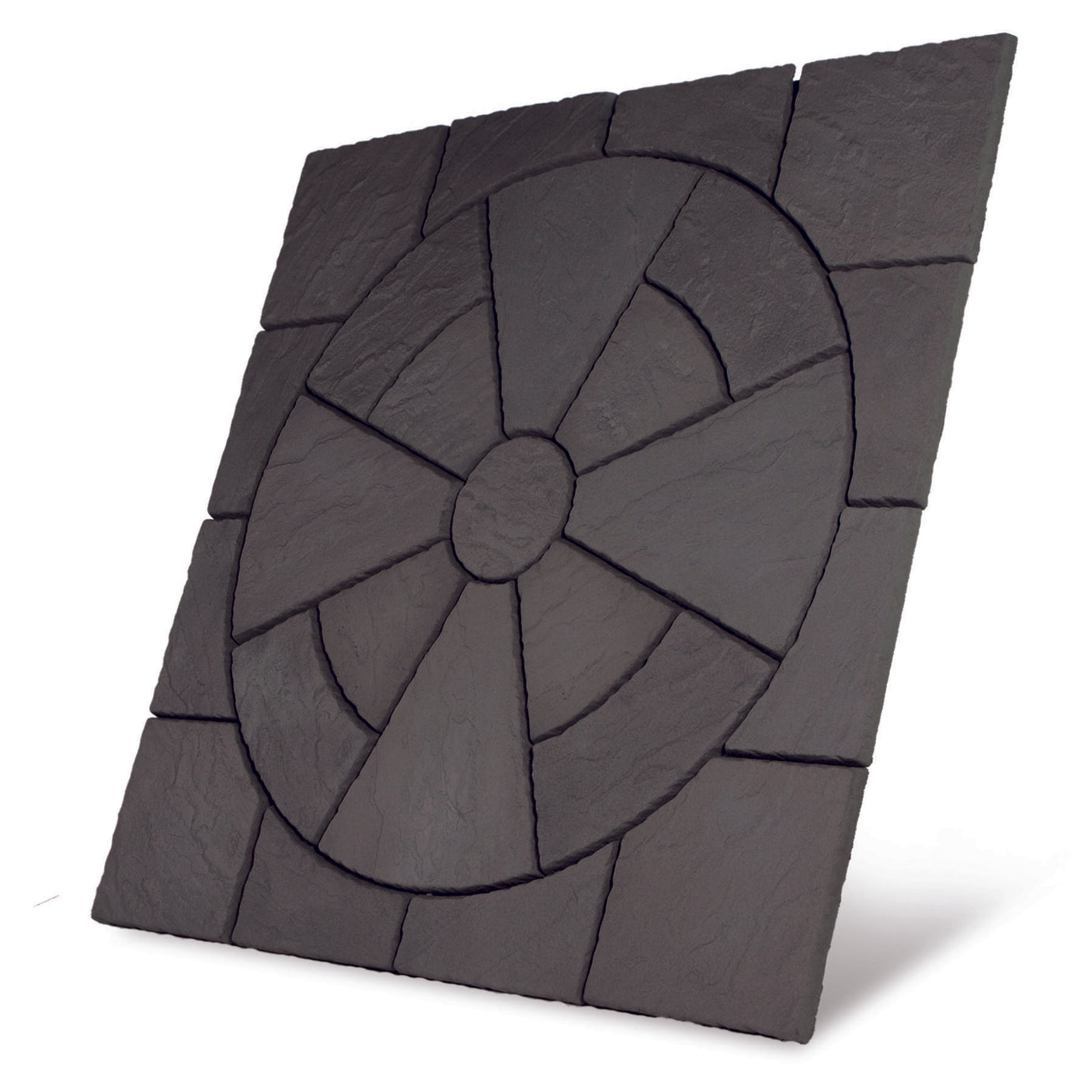 Bowland Stone Rectory Circle Patio Paving Kit - Welsh Slate - 3.24m²