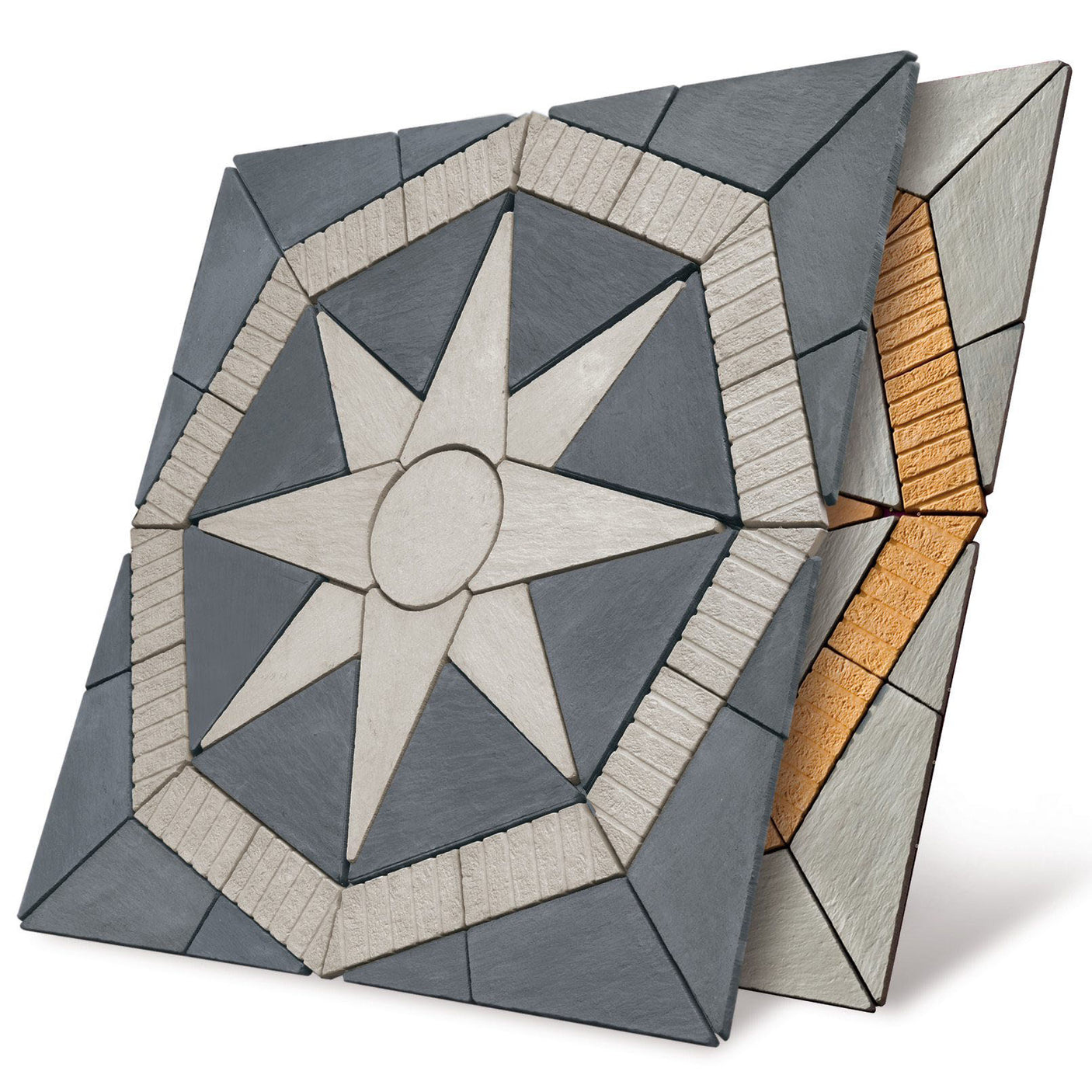 Bowland Stone Lakeland Star Patio Paving Kit - Cumbrian Slate - 5.76m²