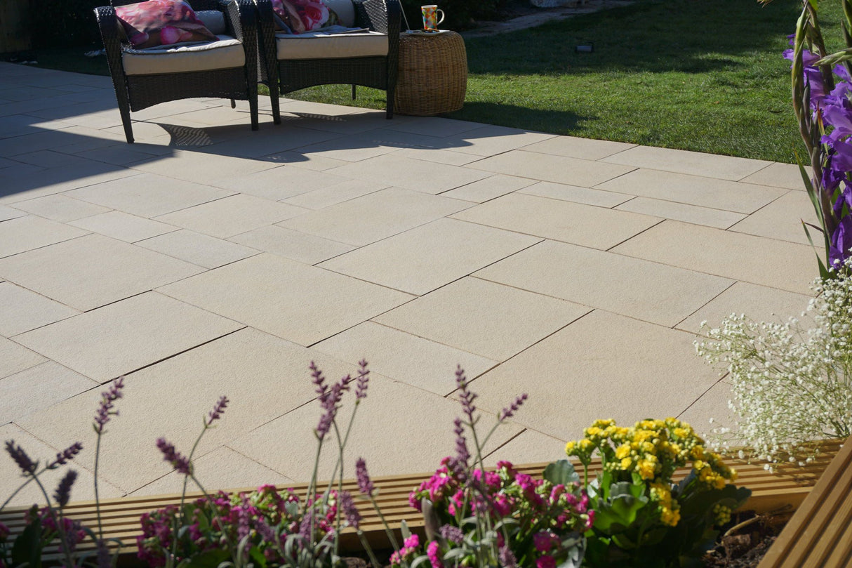 Prestbury Stone Patio Paving Kit 5.76m2 Portland Grey