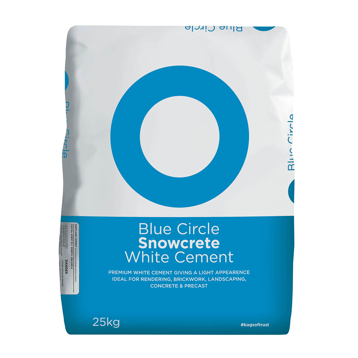 Blue Circle Snowcrete White Cement 25kg