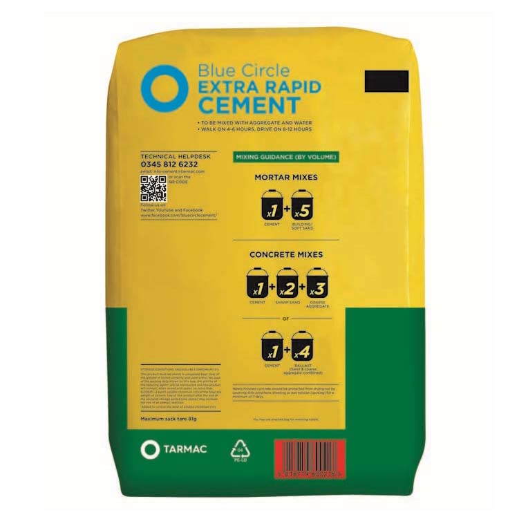 Blue Circle Extra Rapid Fast Set Cement 25kg