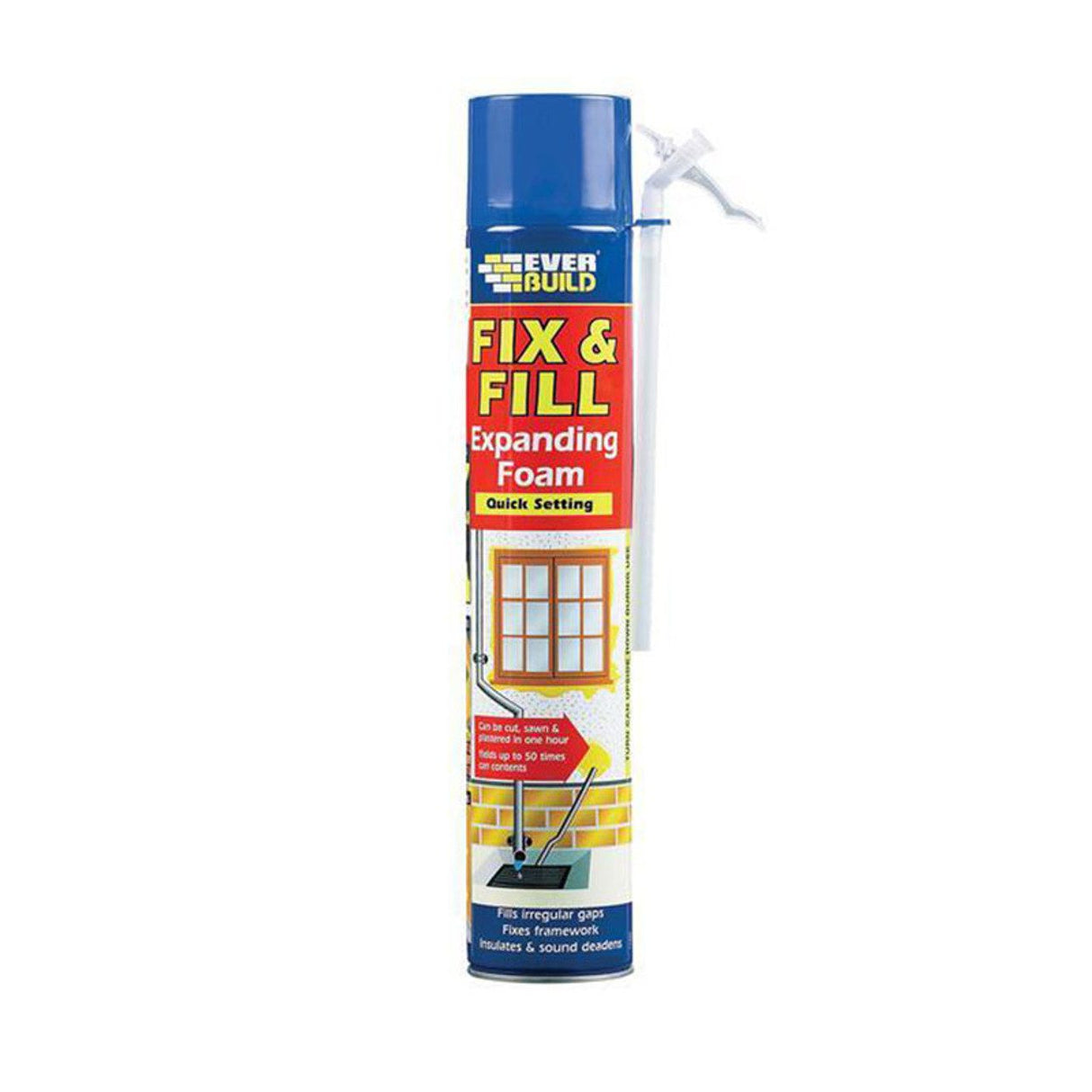 EVERBUILD FIX AND FILL EXPANDING FOAM – 750ML