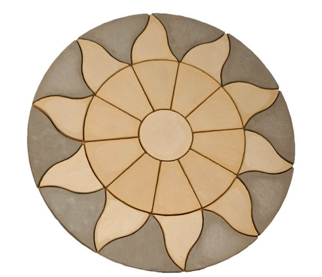 Bowland Stone Stratford Aurora Circle Patio Paving Kit