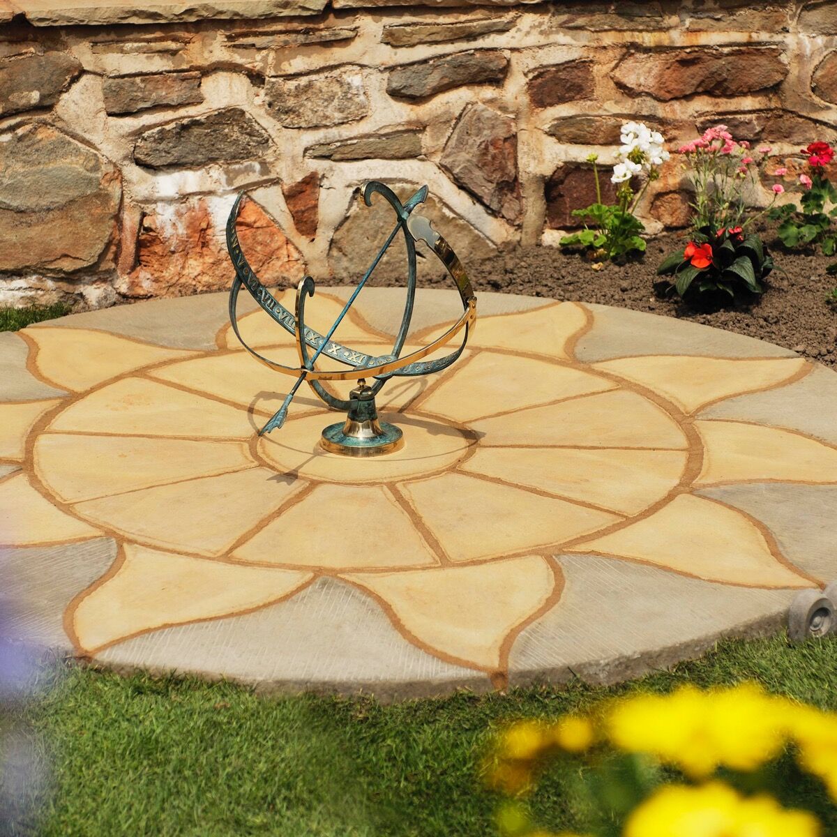 Bowland Stone Stratford Aurora Circle Patio Paving Kit