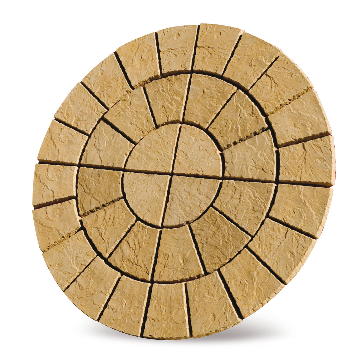Bowland Stone Cathedral Circular Patio Kit - Barley - 1.8m