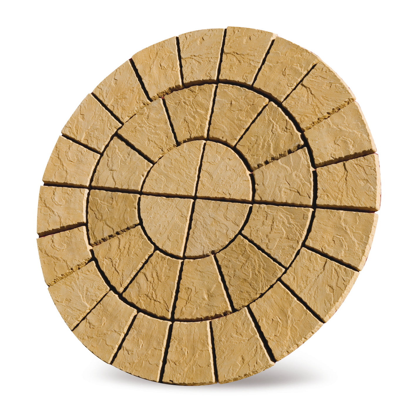 Bowland Stone Cathedral Circular Patio Kit - Barley - 1.8m
