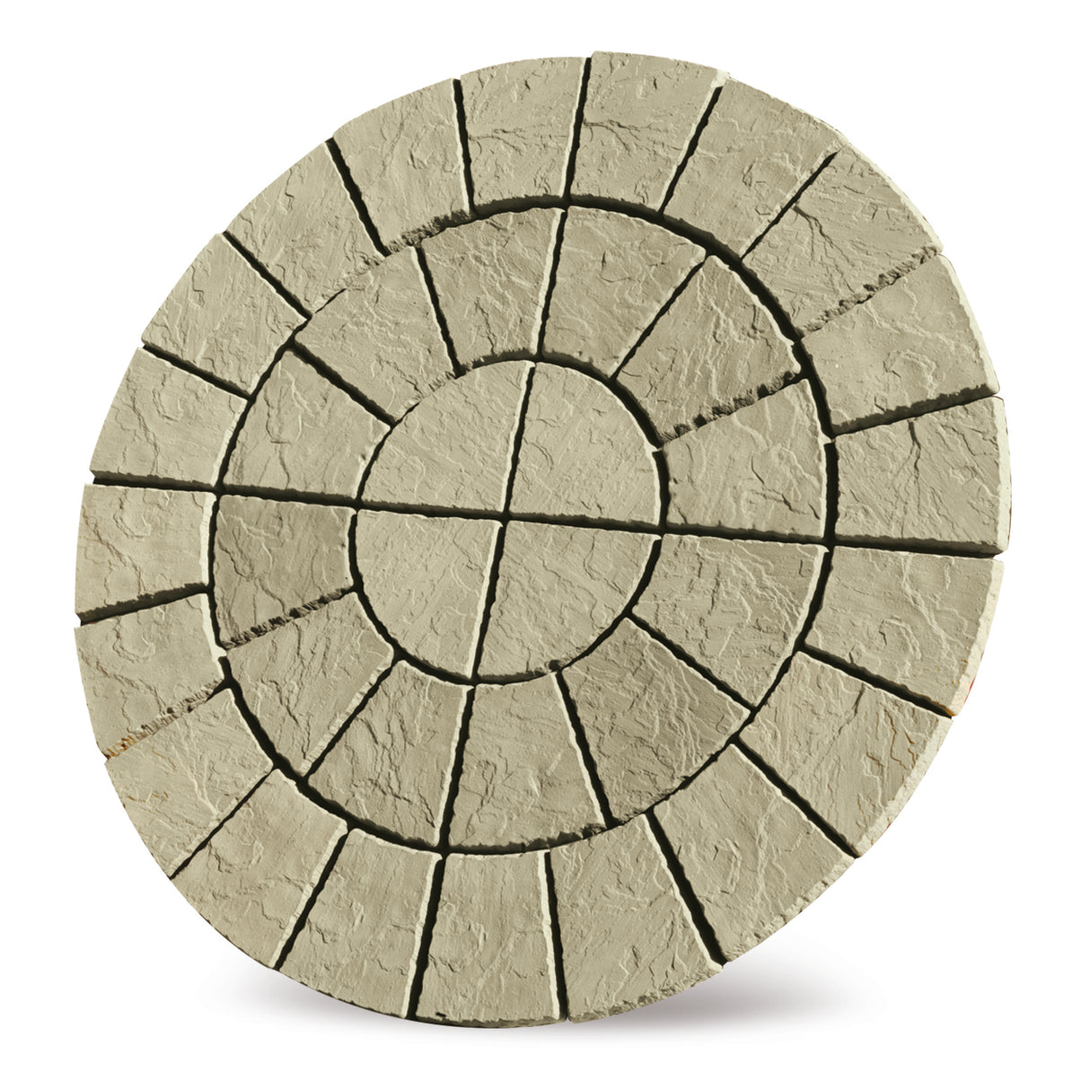 Bowland Stone Cathedral Circular Patio Kit - Weathered York - 1.8m