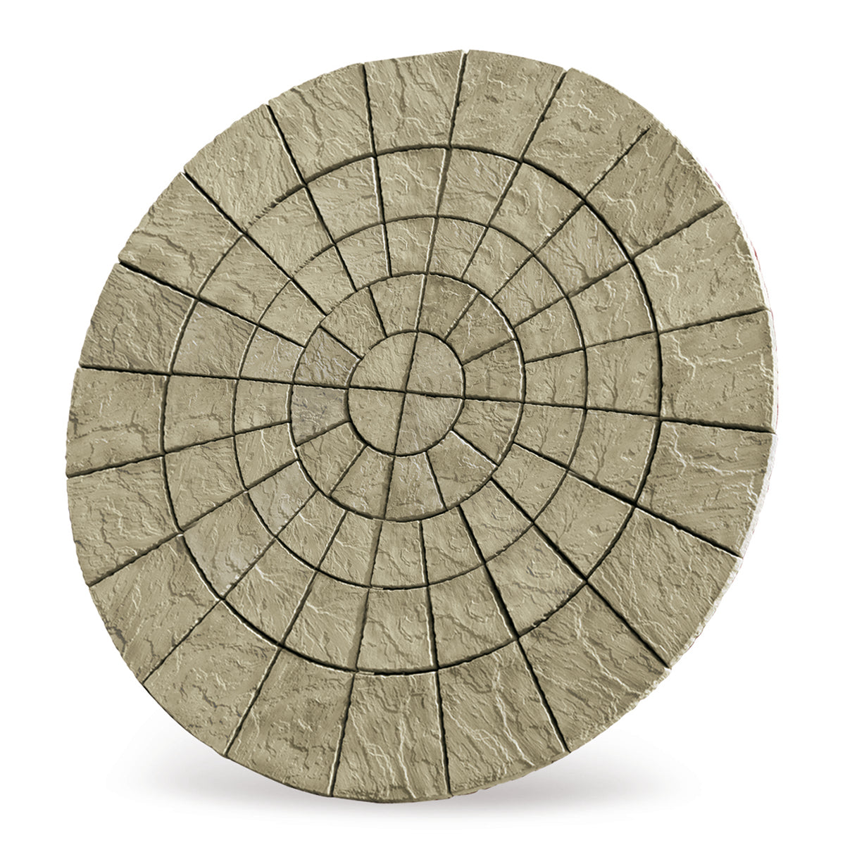 Bowland Stone Cathedral Circular Patio Kit - Weathered York - 3.48m