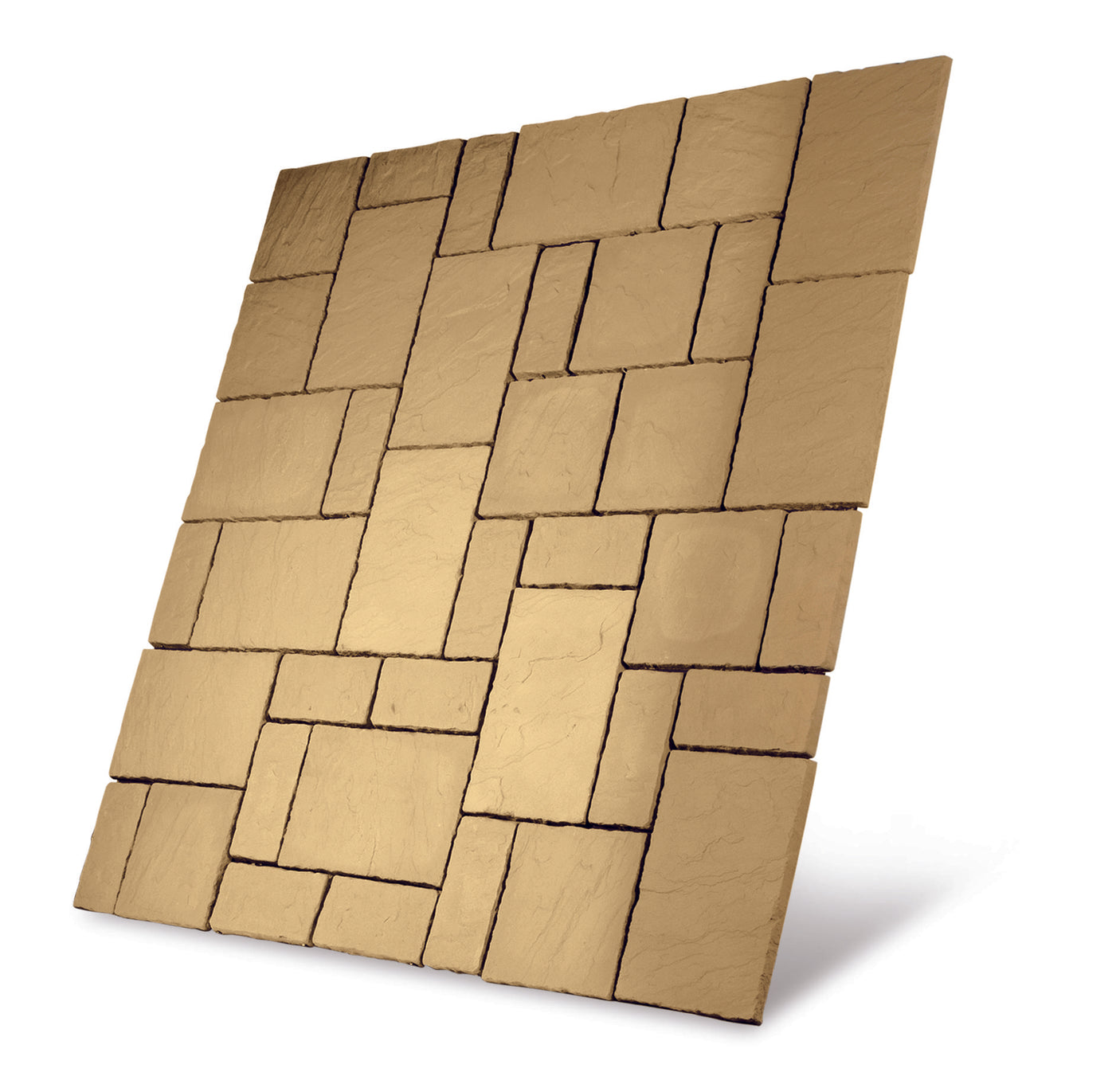 Bowland Stone Cathedral Patio Paving Kit - Barley