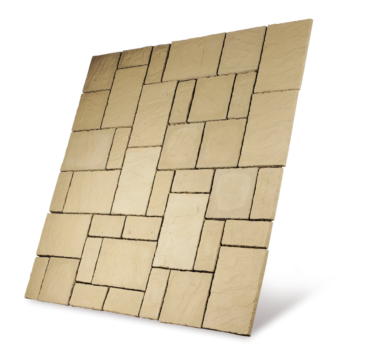 Bowland Stone Cathedral Patio Paving Kit - Weathered York