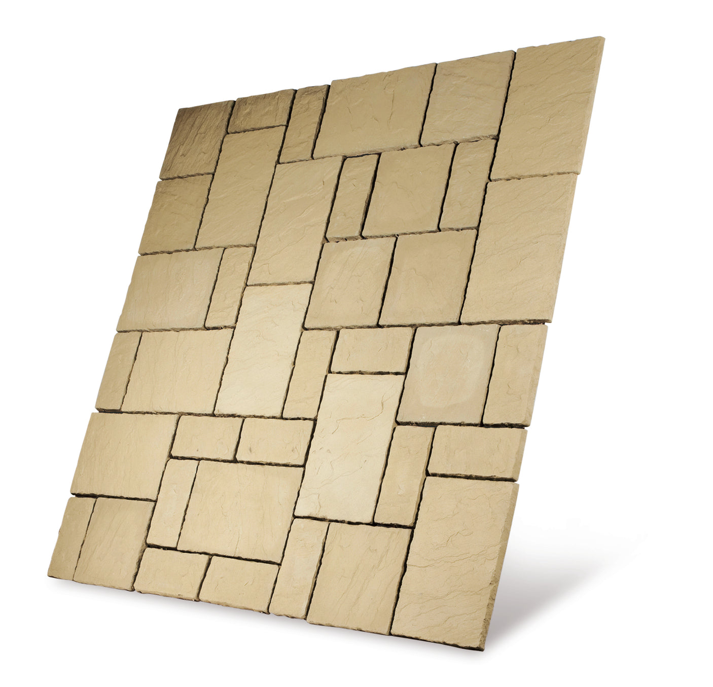 Bowland Stone Cathedral Patio Paving Kit - Weathered York