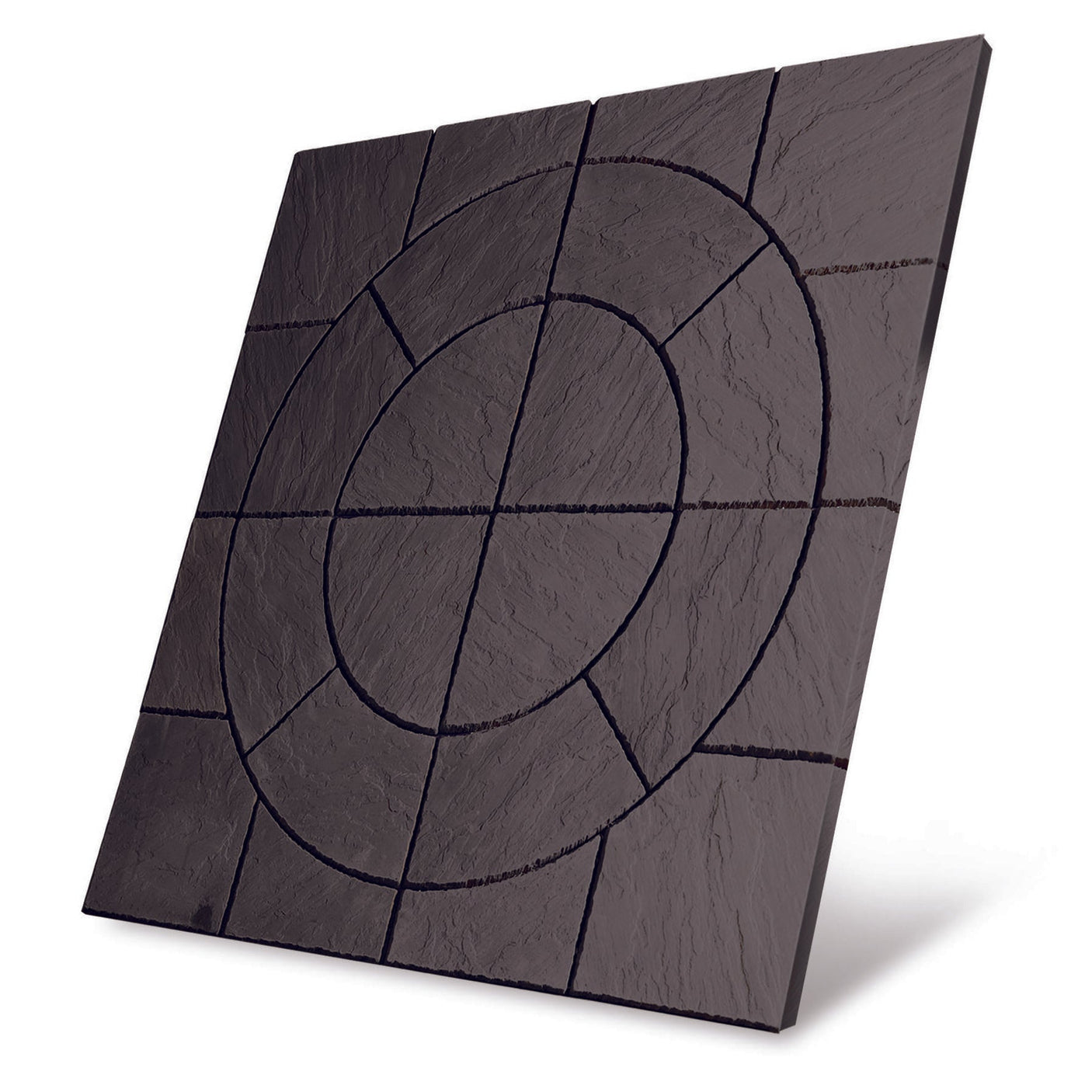 Bowland Stone Chalice Circle Patio Paving Kits - Welsh Slate - 3.24m²