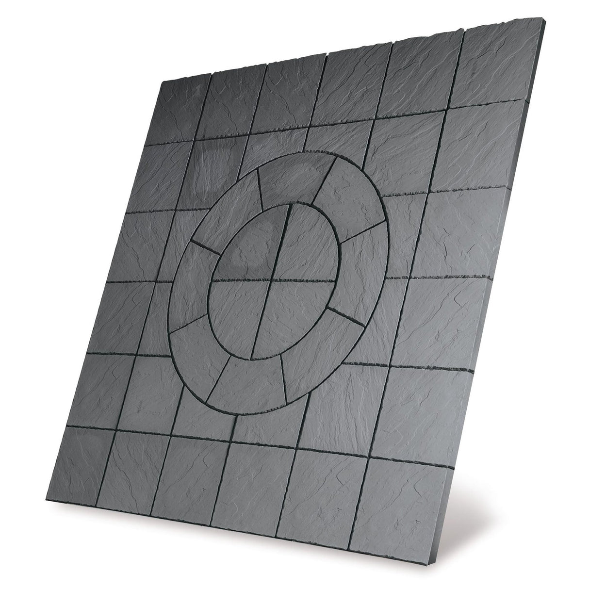 Bowland Stone Chalice Circle Patio Paving Kits - Welsh Slate - 7.29m²