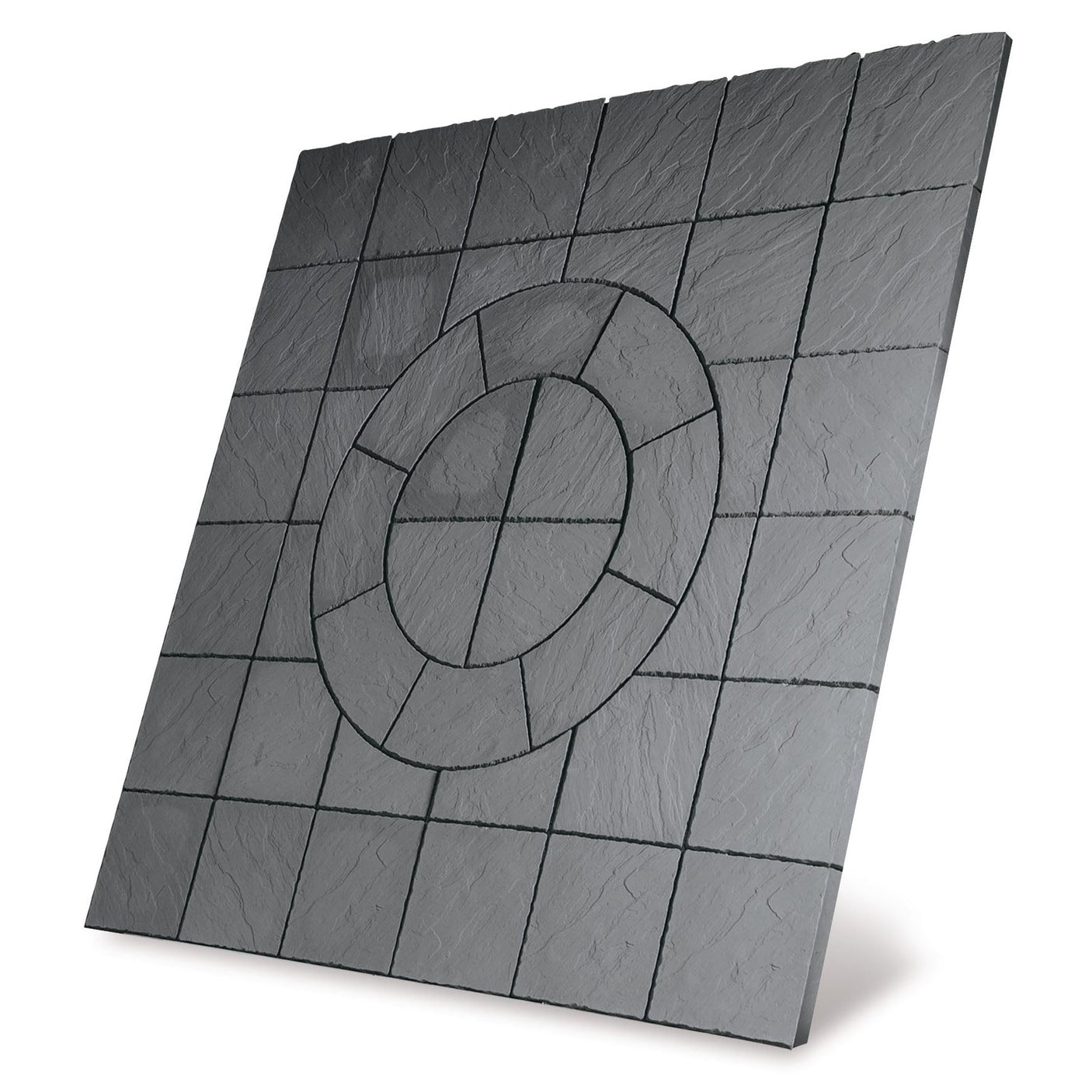 Bowland Stone Chalice Circle Patio Paving Kits - Welsh Slate - 7.29m²