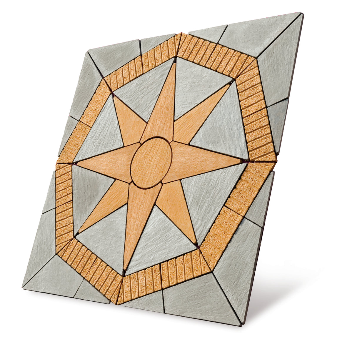 Bowland Stone Lakeland Star Patio Paving Kit - Cumbrian Slate - 5.76m²