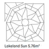 Bowland Stone Lakeland Sun Patio Paving Kit - Cumbrian Slate -  5.76m²