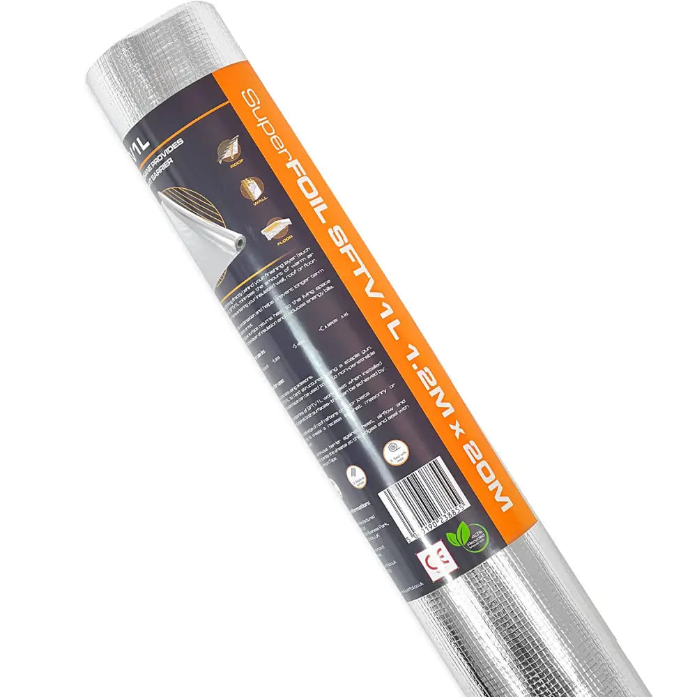 SuperFOIL SFTV 1L High Tech Foil Insulation Roll - 1.2m x 20m - 24m²