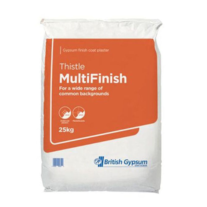 British Gypsum Thistle Multifinish 25Kg DIY Building Supplies