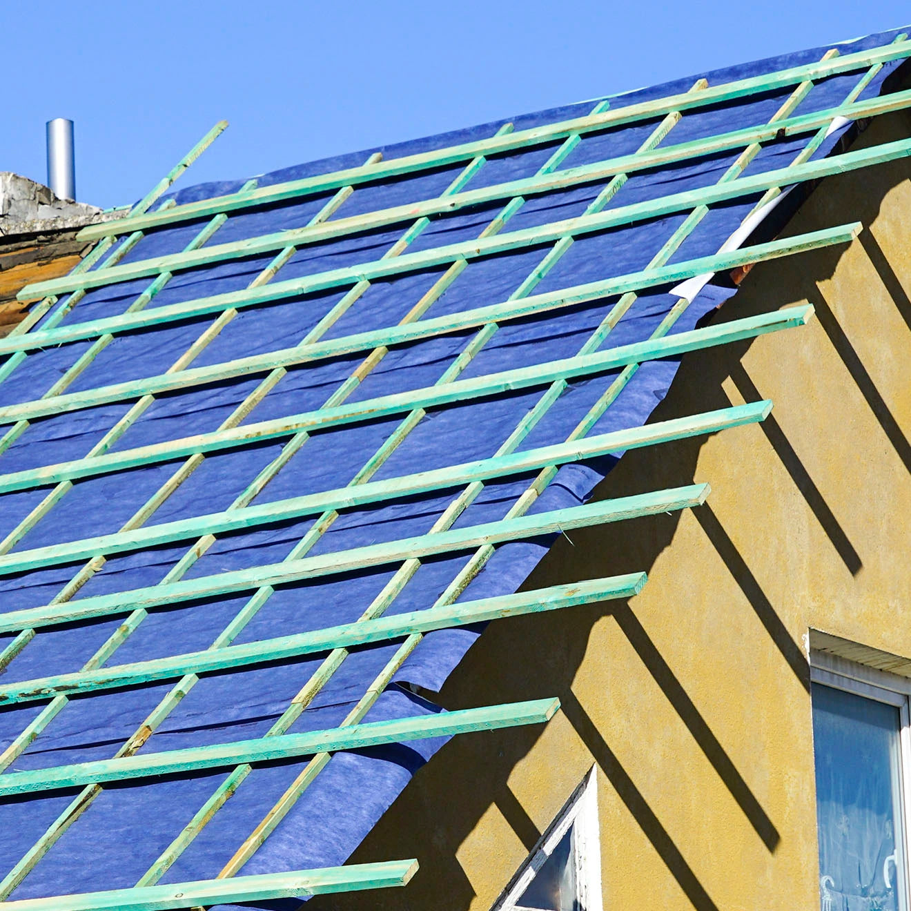 2x1 Roofing Batten Treated and Graded BS5534 25x50mm - 4.8m