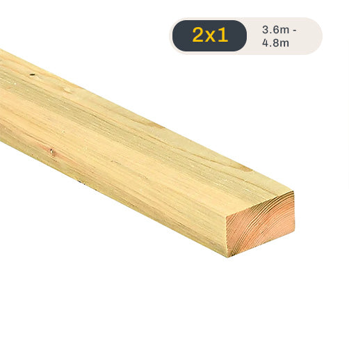 25x50mm Timber Batten - Treated Sawn (2x1) – DIY Building Supplies