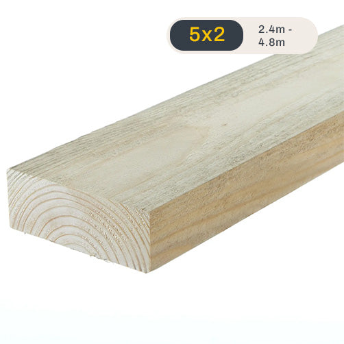 5x2 Timber - Kiln Dried And Regularised – DIY Building Supplies