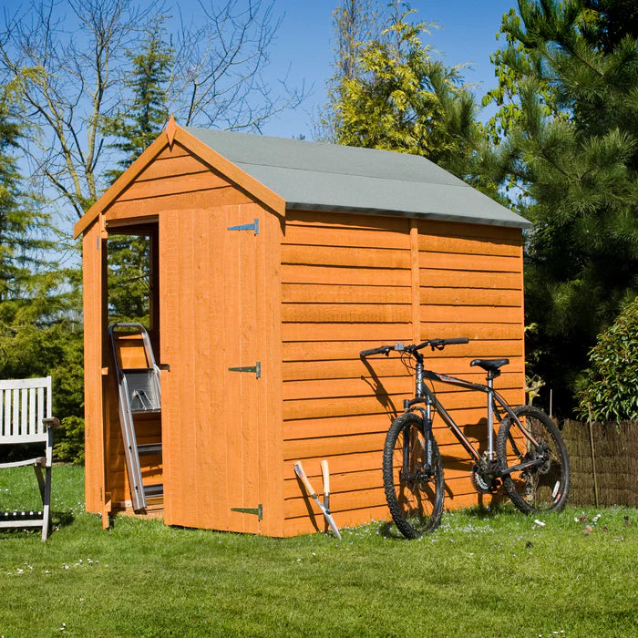 Shire Dip Treated Overlap Shed Double Door (7x5)