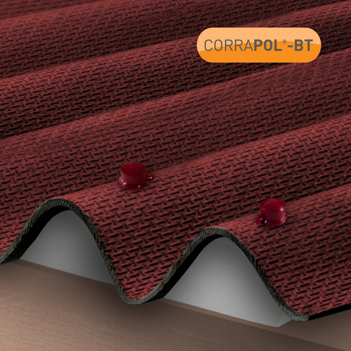 Corrapol-BT Corrugated Bitumen Roof Sheet 930mm Wide