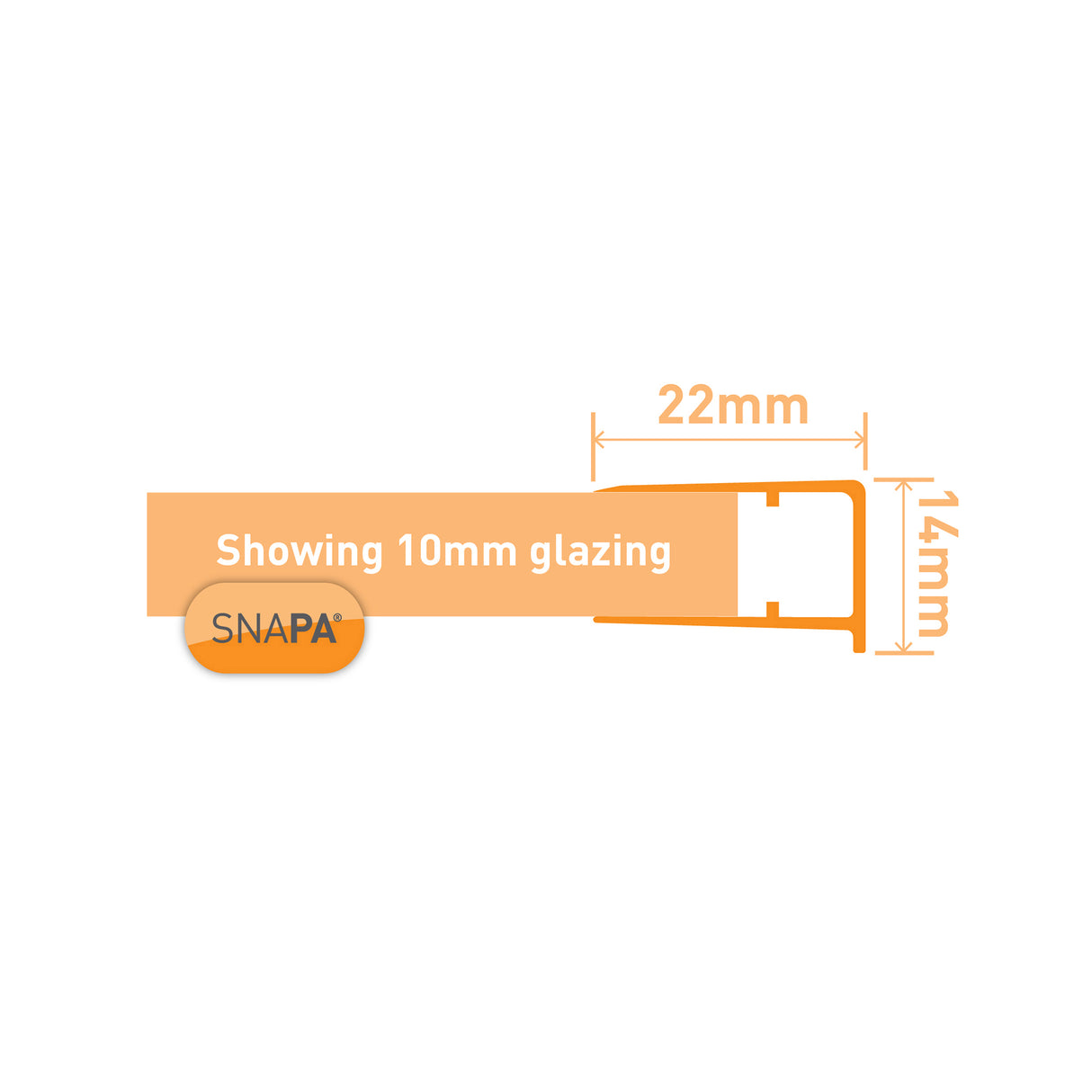 Snapa PVC Drip Trim (2100mm)