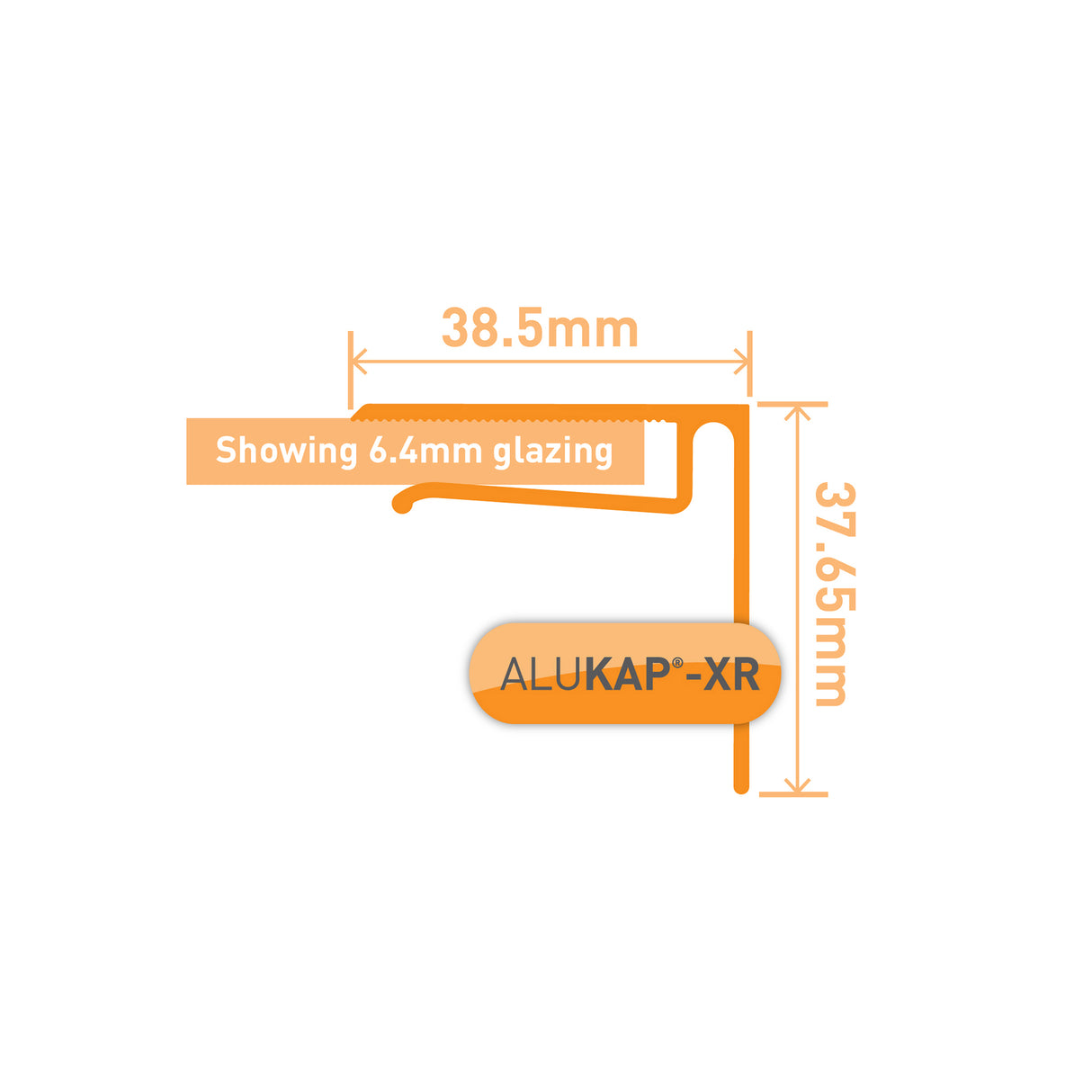Alukap-XR Aluminium End Stop Bar