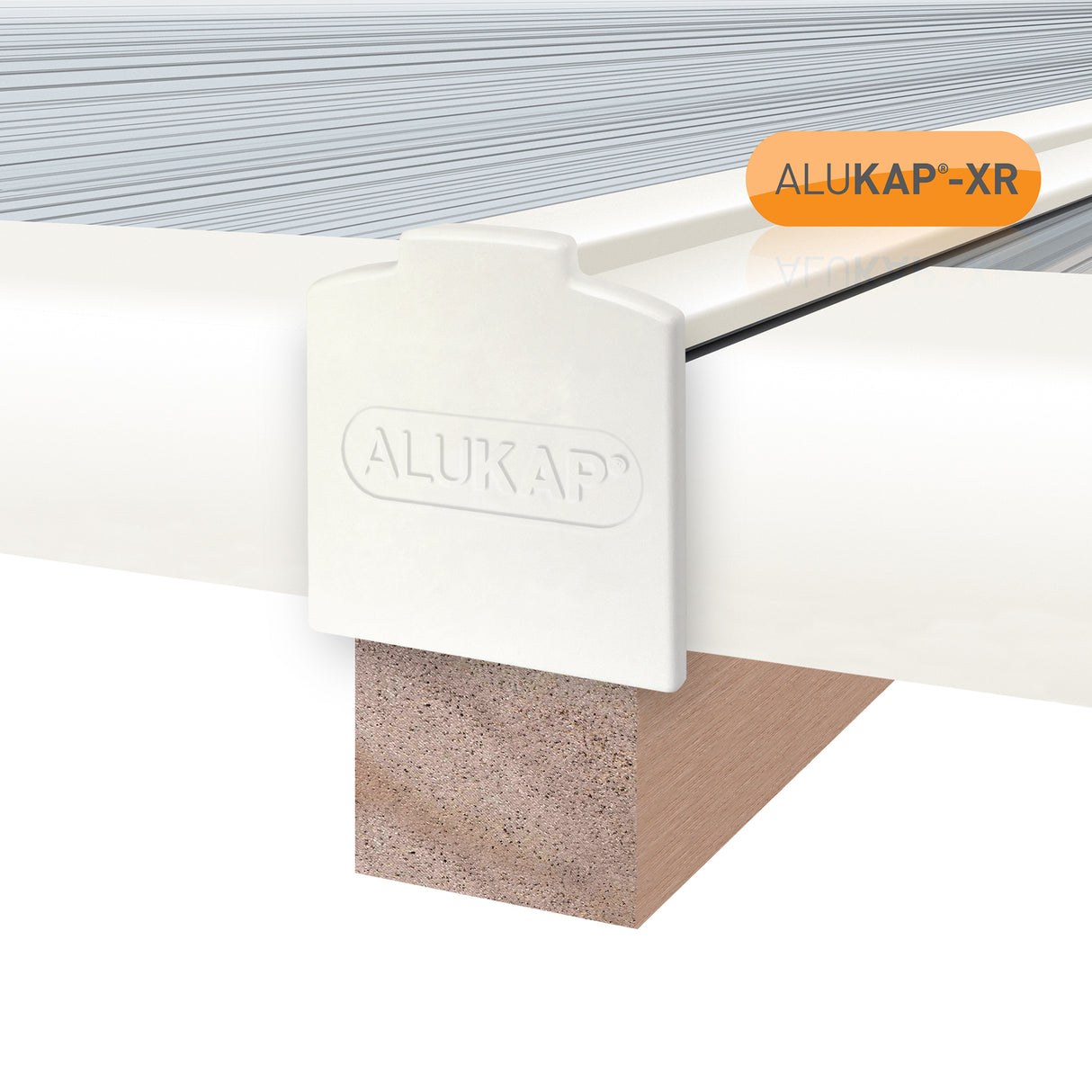 Alukap-XR 60mm Aluminium Glazing Bar - Inc. Top Bar Gasket, Fixings & Endcap