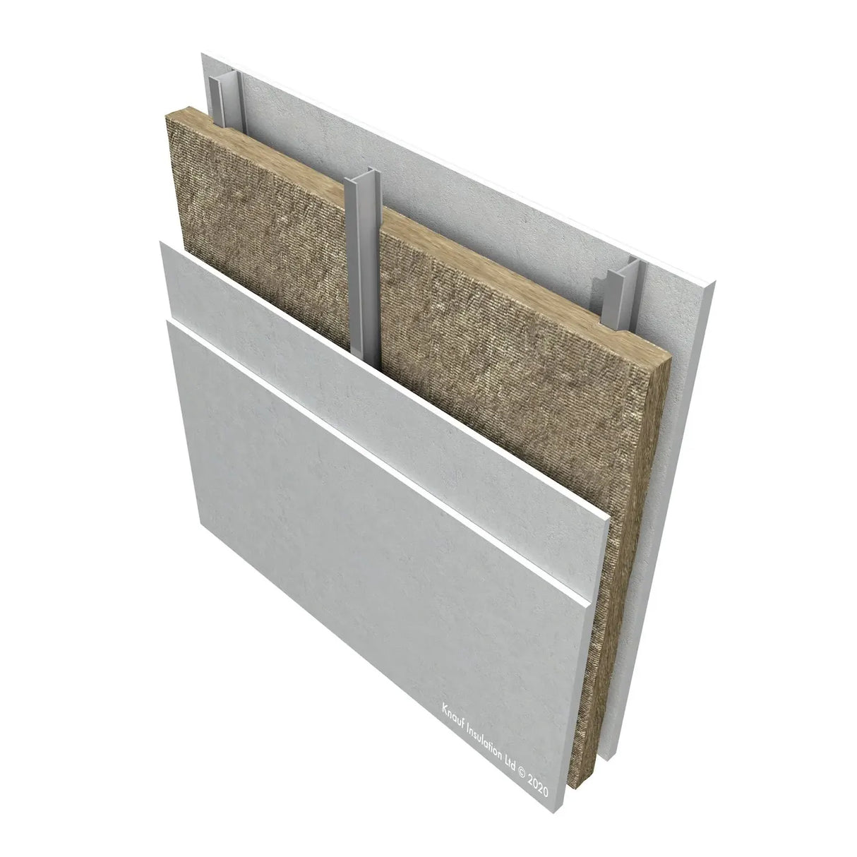 100mm Knauf RS45 Rocksilk Earthwool Building Slab Insulation - 3.6m² (5 Slabs/Pack)