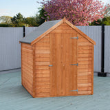 Shire Dip Treated Overlap Value Shed Single Door With Window (7x5)