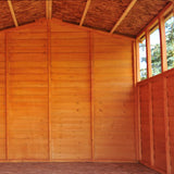 Shire Dip Treated Overlap Shed Double Door With Windows (10x10)