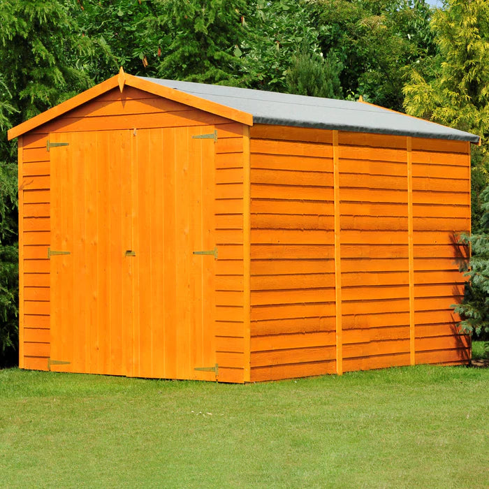 Shire Dip Treated Overlap Shed Double Door No Windows (12x6)
