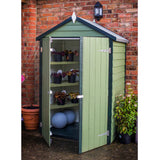 Shire Dip Treated Overlap Shed Double Door (4x3) With Shelves