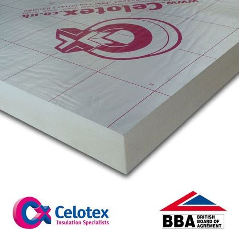 50mm Celotex CW4050 Cavity Insulation - 1200mm x 450mm - 11 Boards