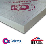 75mm Celotex CW4075 Cavity Insulation - 1200mm x 450mm - 8 Boards