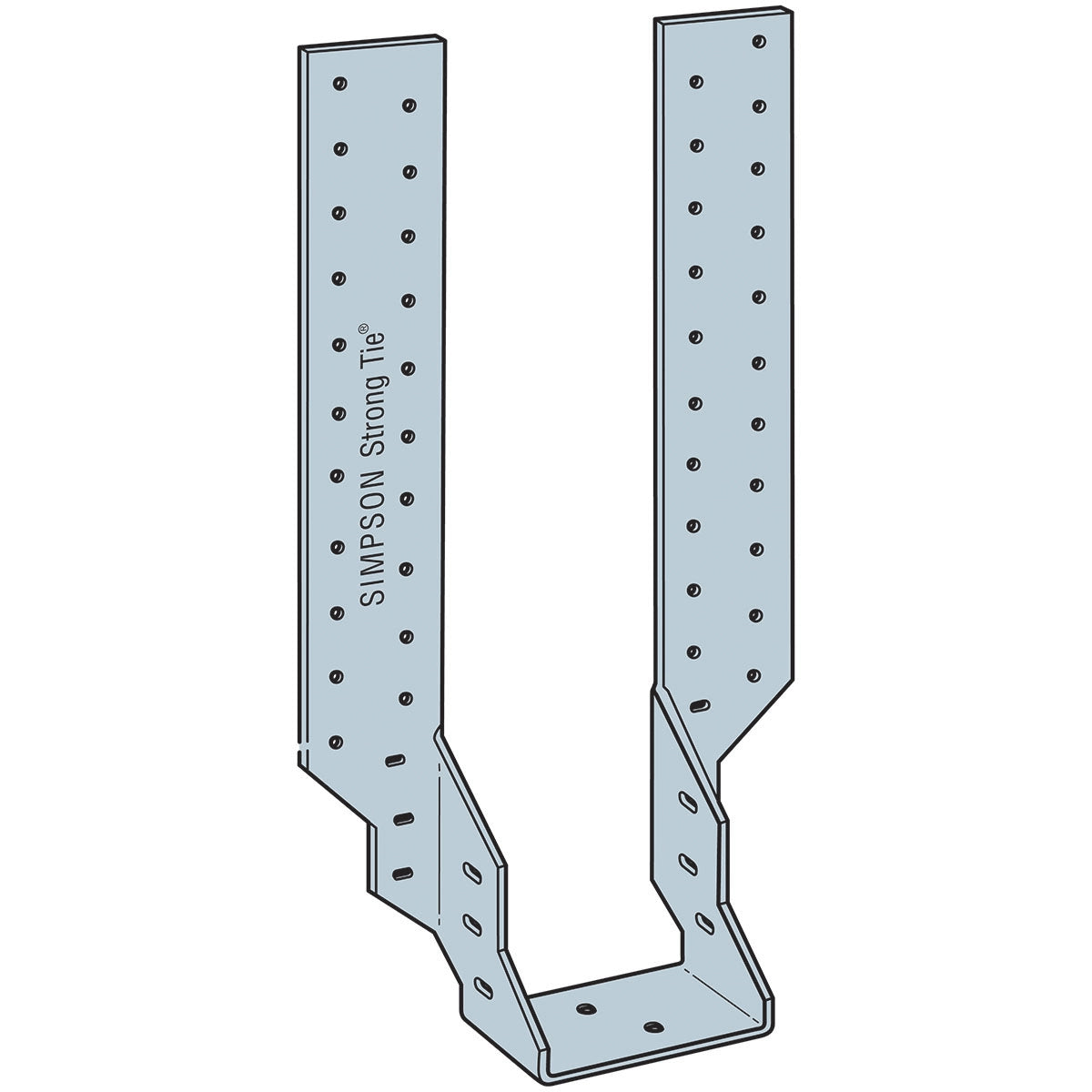 Adjustable Height Timber to Timber Joist Hanger 477mm x 47mm JHA450/47