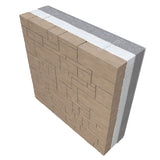 75mm Knauf Dritherm 37 Mineral Wool Cavity Wall Insulation - 4.37m² (8 Slabs/Pack)